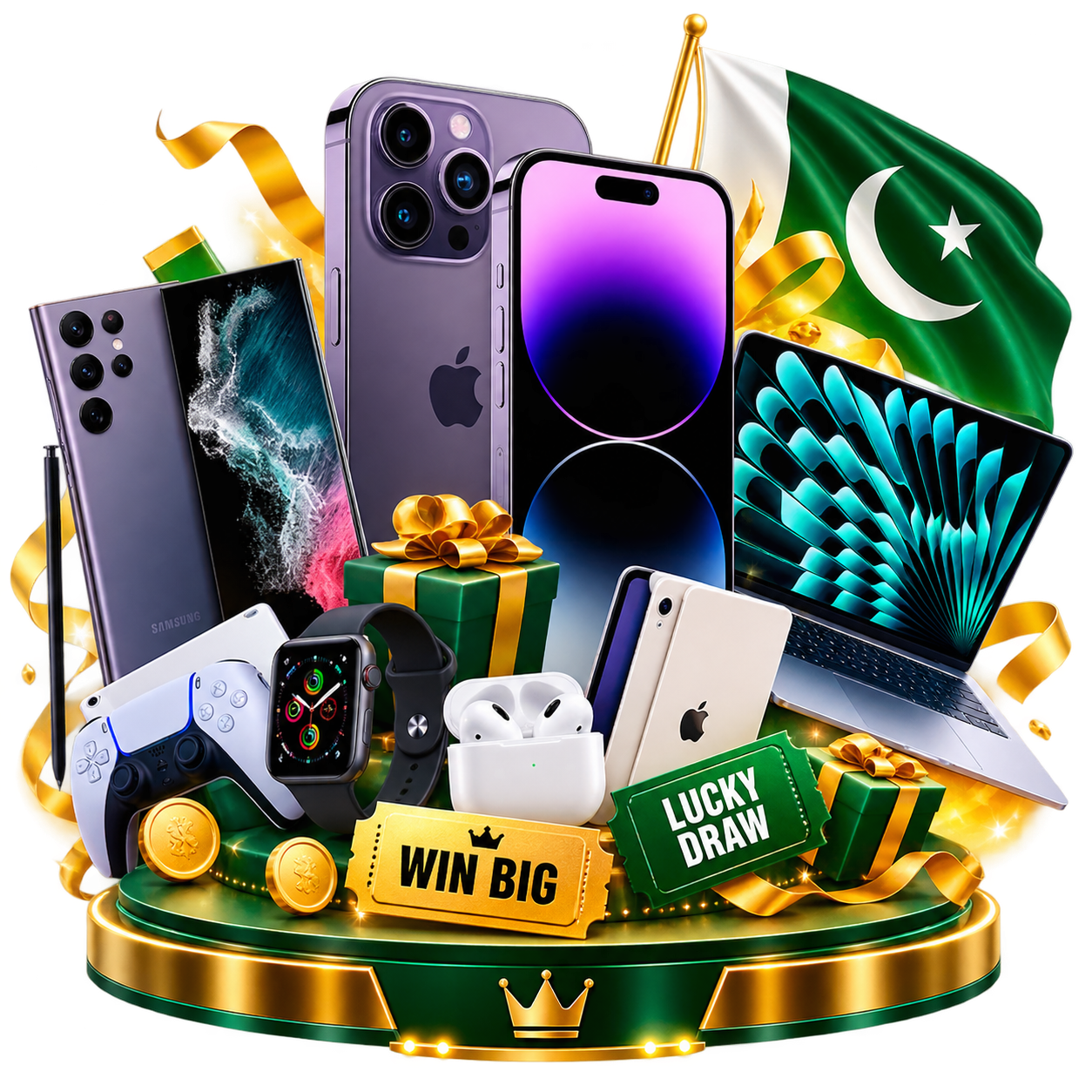 MeraInaam Lucky Draw Pakistan mobile laptop and gadget prizes